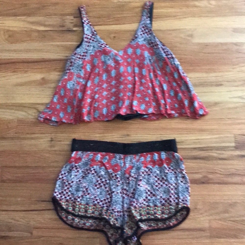 Angie shorts and top set